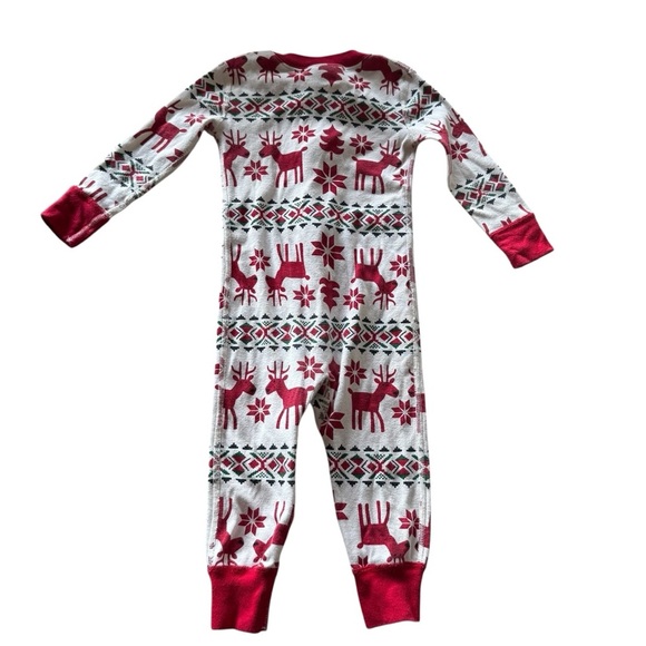 Hanna Andersson 80 Christmas Pajama Baby Boy Girl 18-24M 100% Organic Cotton - Picture 2 of 4